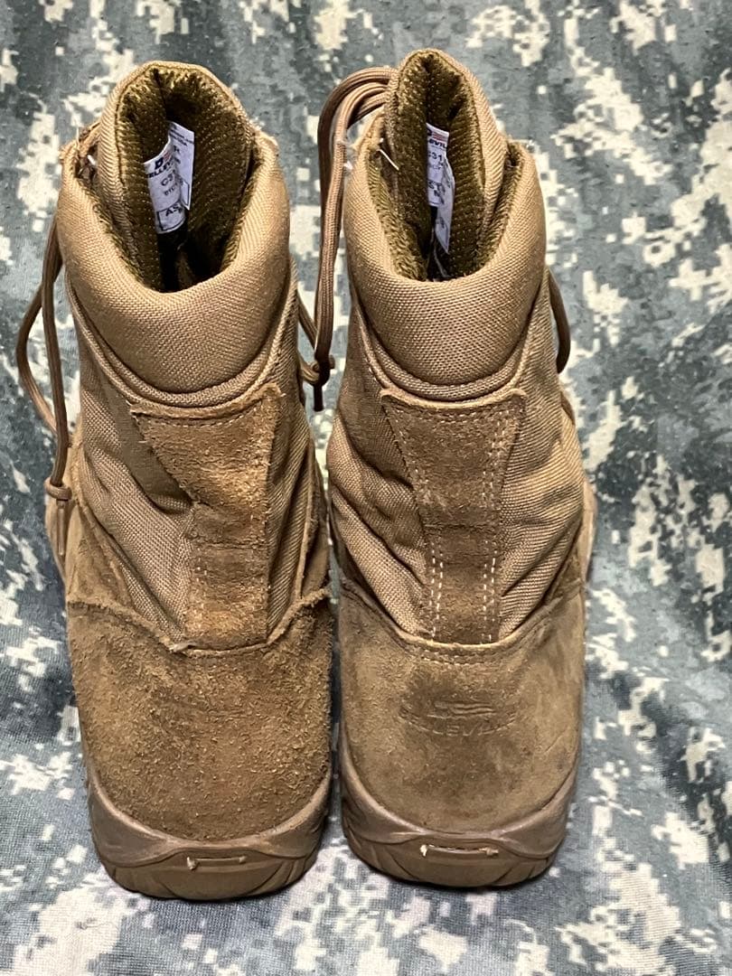 米軍 BELLEVILLE C312STスチールトゥーブーツ 28cm R 中古