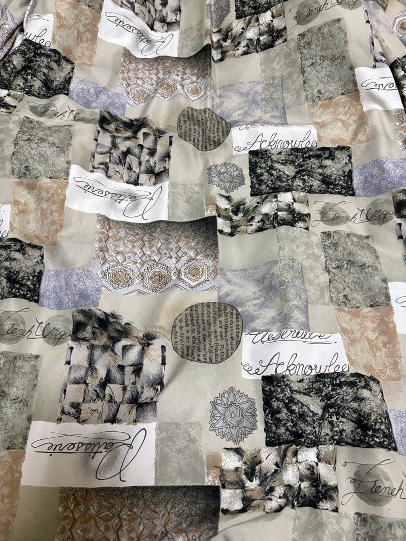 SAGA MINK総柄コート F サガミンク シェアードミンク 銀サガ