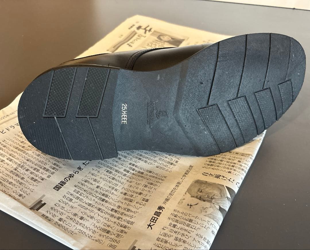 【美品】REGALリーガル ストレートチップ　グッドイヤーウェルト 黒25.5