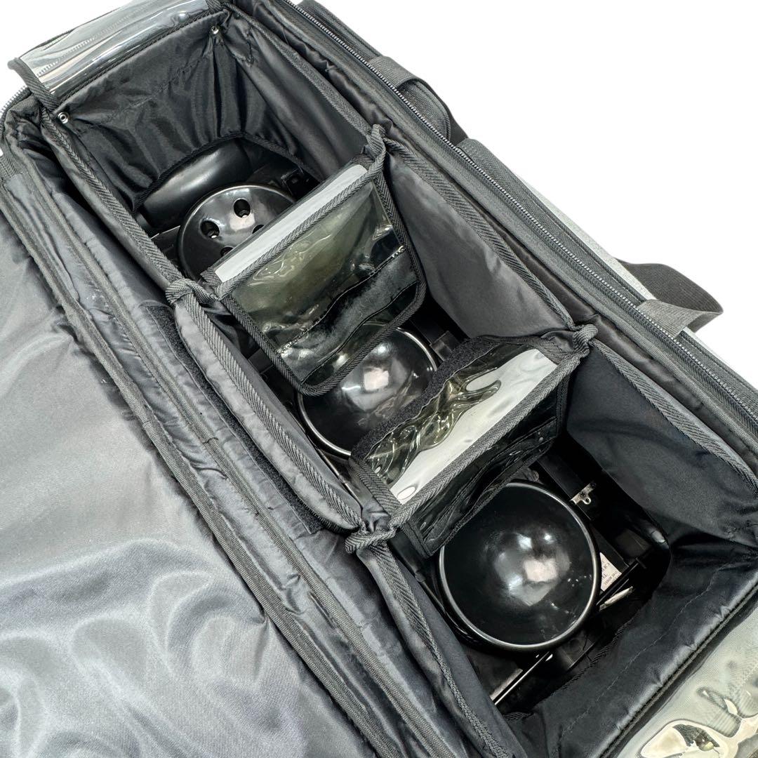 ABS PRO-am ボウリング バッグ キャリー 3個用 2Way ブラック