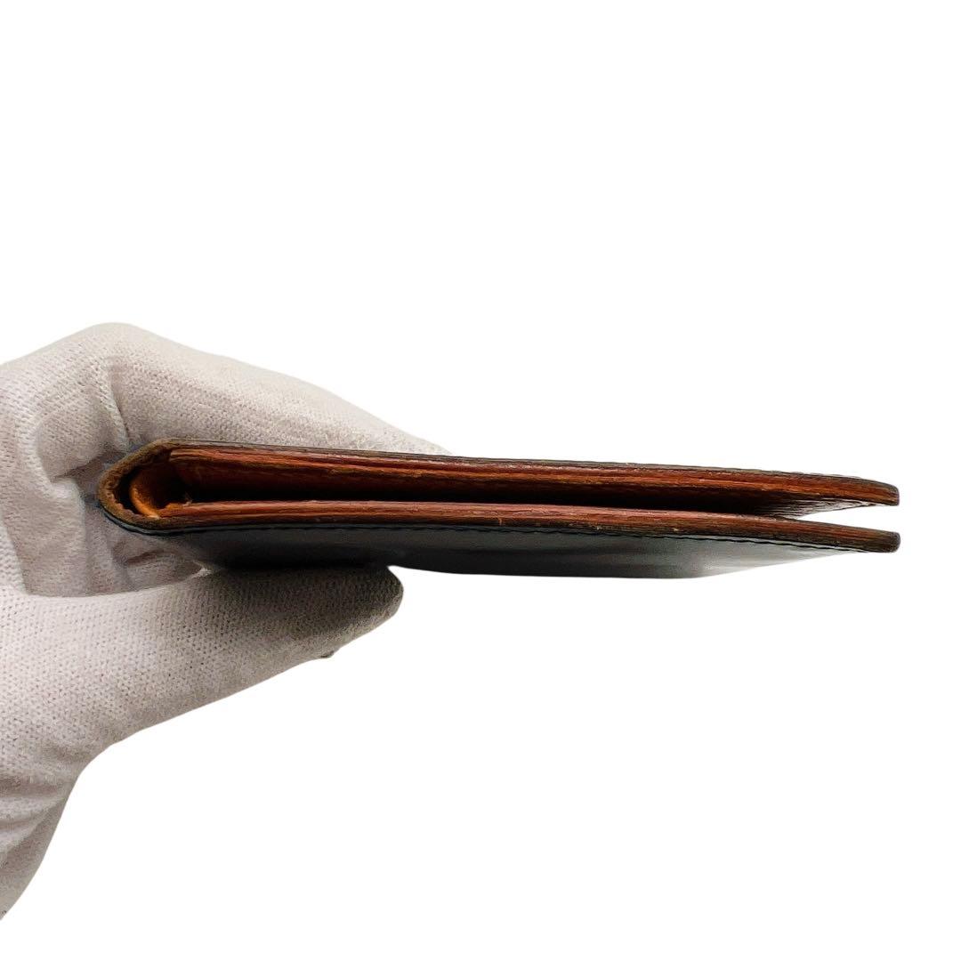 専用　GANZO シンブライドル ネイビー メンズ 折り財布 7541