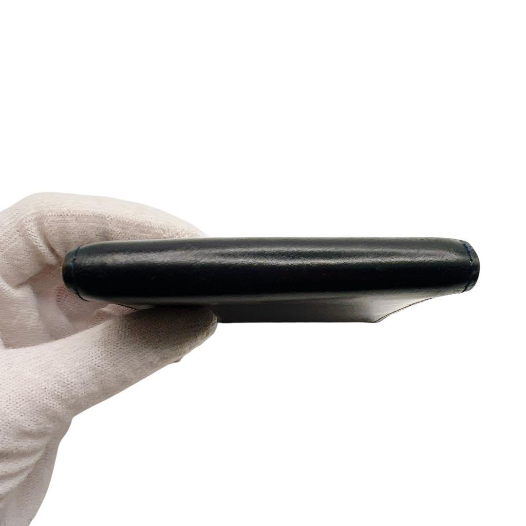 専用　GANZO シンブライドル ネイビー メンズ 折り財布 7541