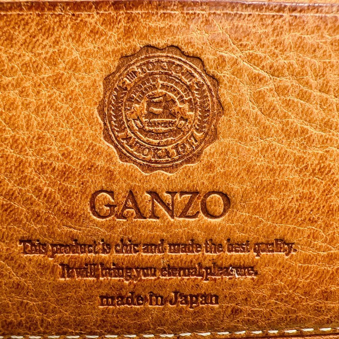 専用　GANZO シンブライドル ネイビー メンズ 折り財布 7541