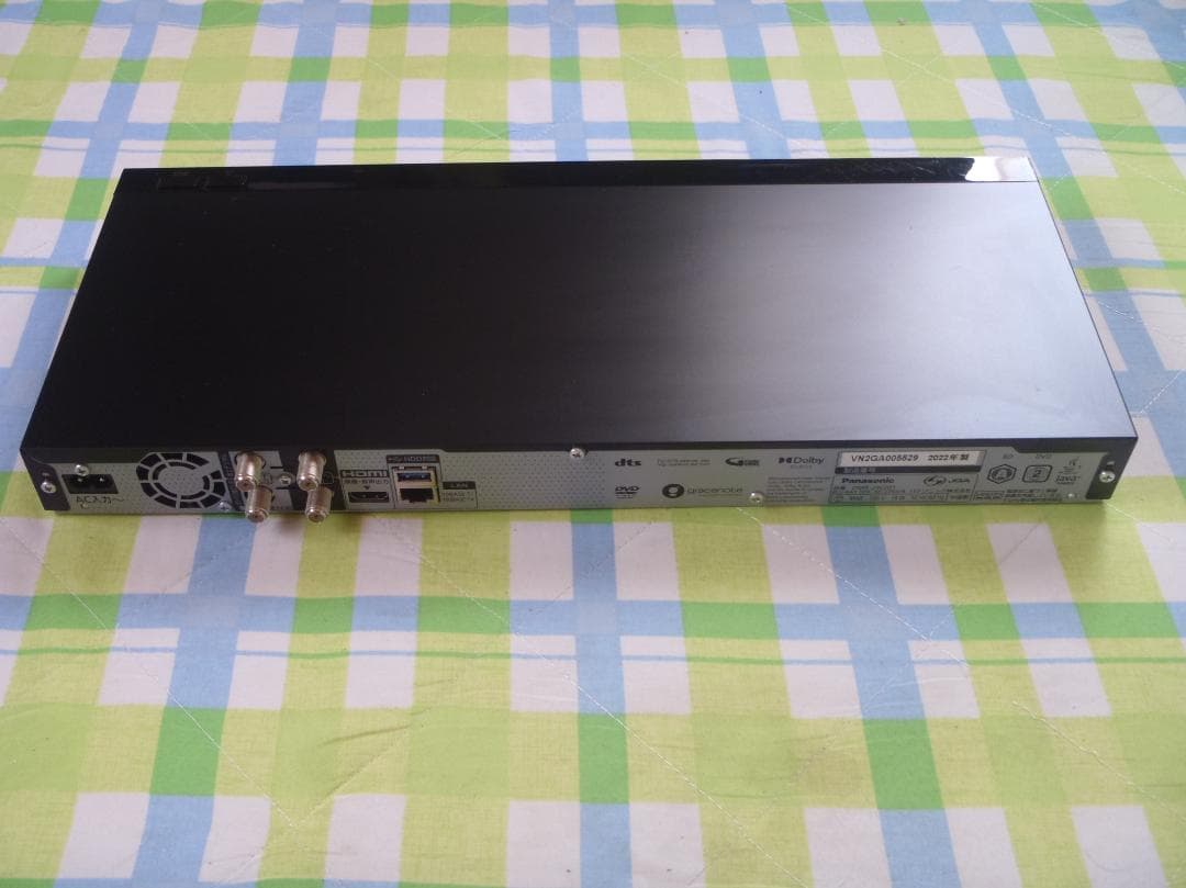 Panasonic　DIGA　ブルーレイレコーダー　DMR-2W201