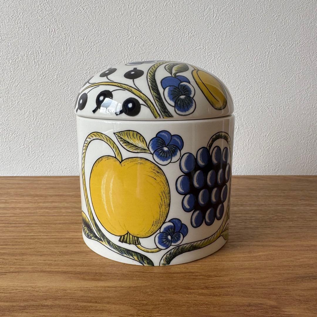 アラビア　ヴィンテージ　初期オールドパラティッシ　ビオラロゴ　キャニスタージャー