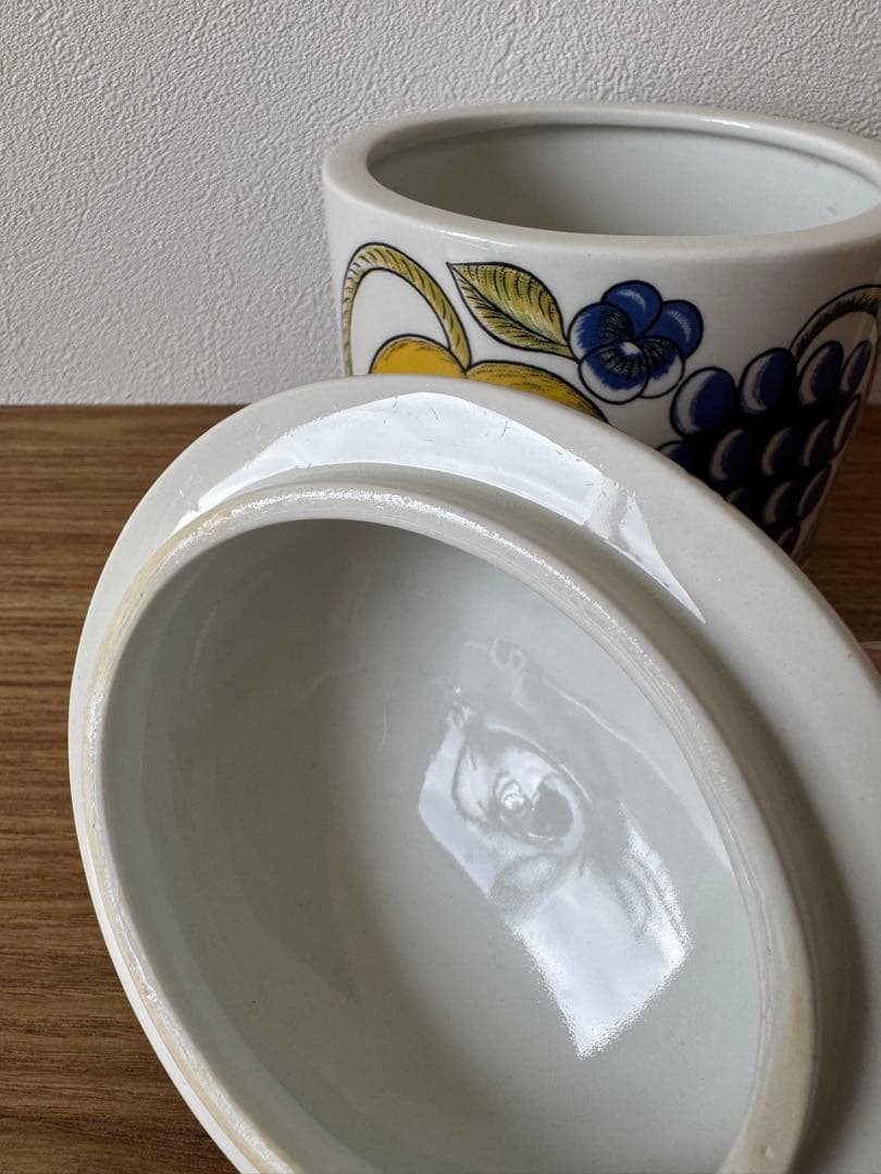 アラビア　ヴィンテージ　初期オールドパラティッシ　ビオラロゴ　キャニスタージャー