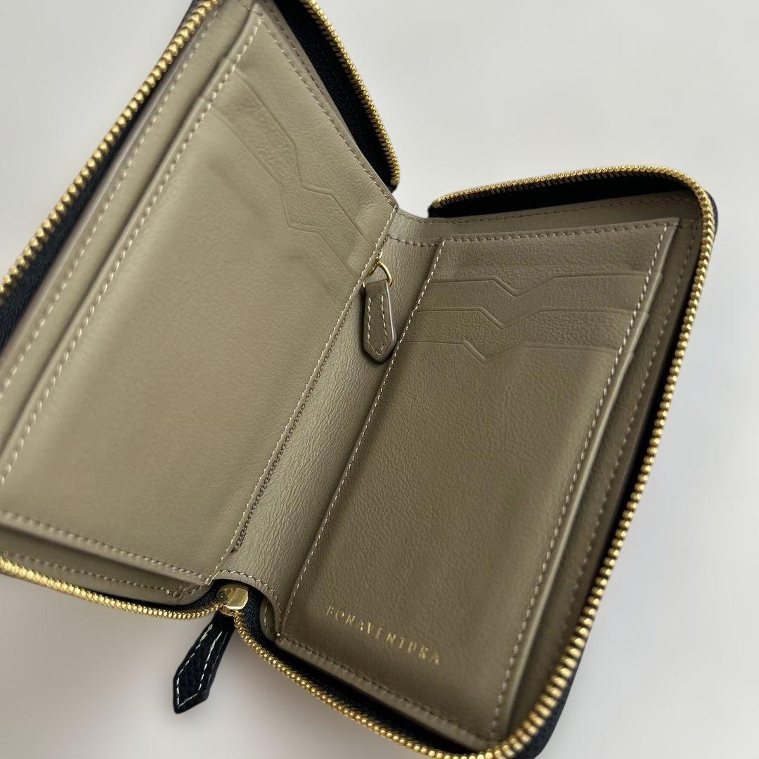 ボナベンチュラ ミディアム ジップウォレット　二つ折り財布