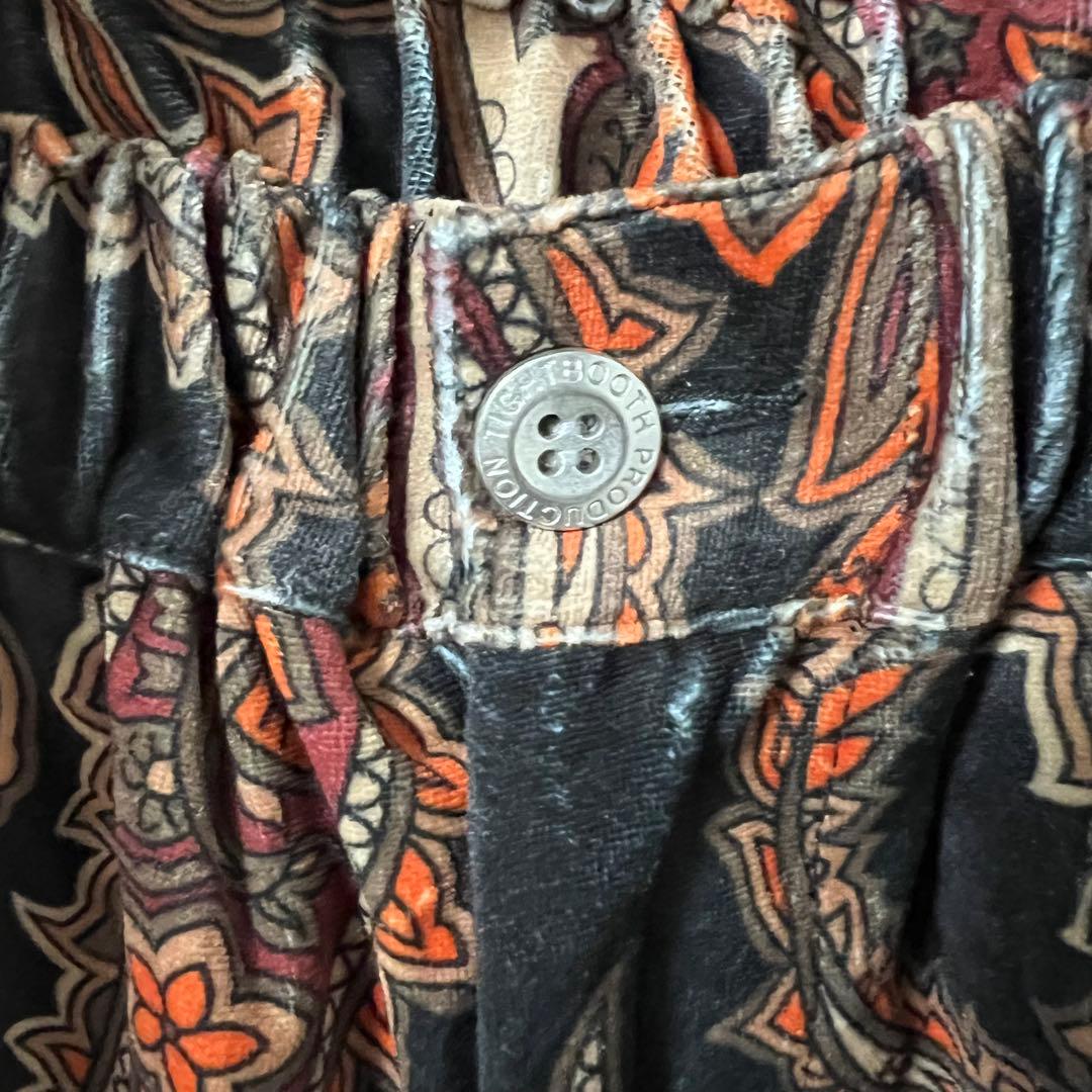 TIGHTBOOTH タイトブース ペイズリー ベロア スラックス パンツ