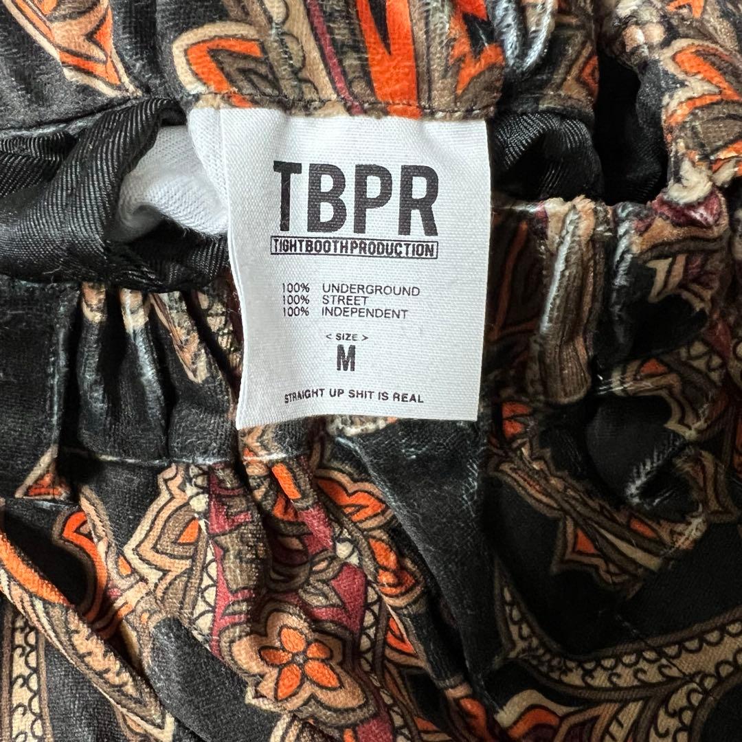 TIGHTBOOTH タイトブース ペイズリー ベロア スラックス パンツ