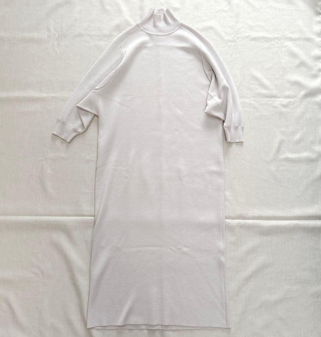 極美品☆Ballsey バウンススムースハイネックワンピース　ボールジィ　7分袖