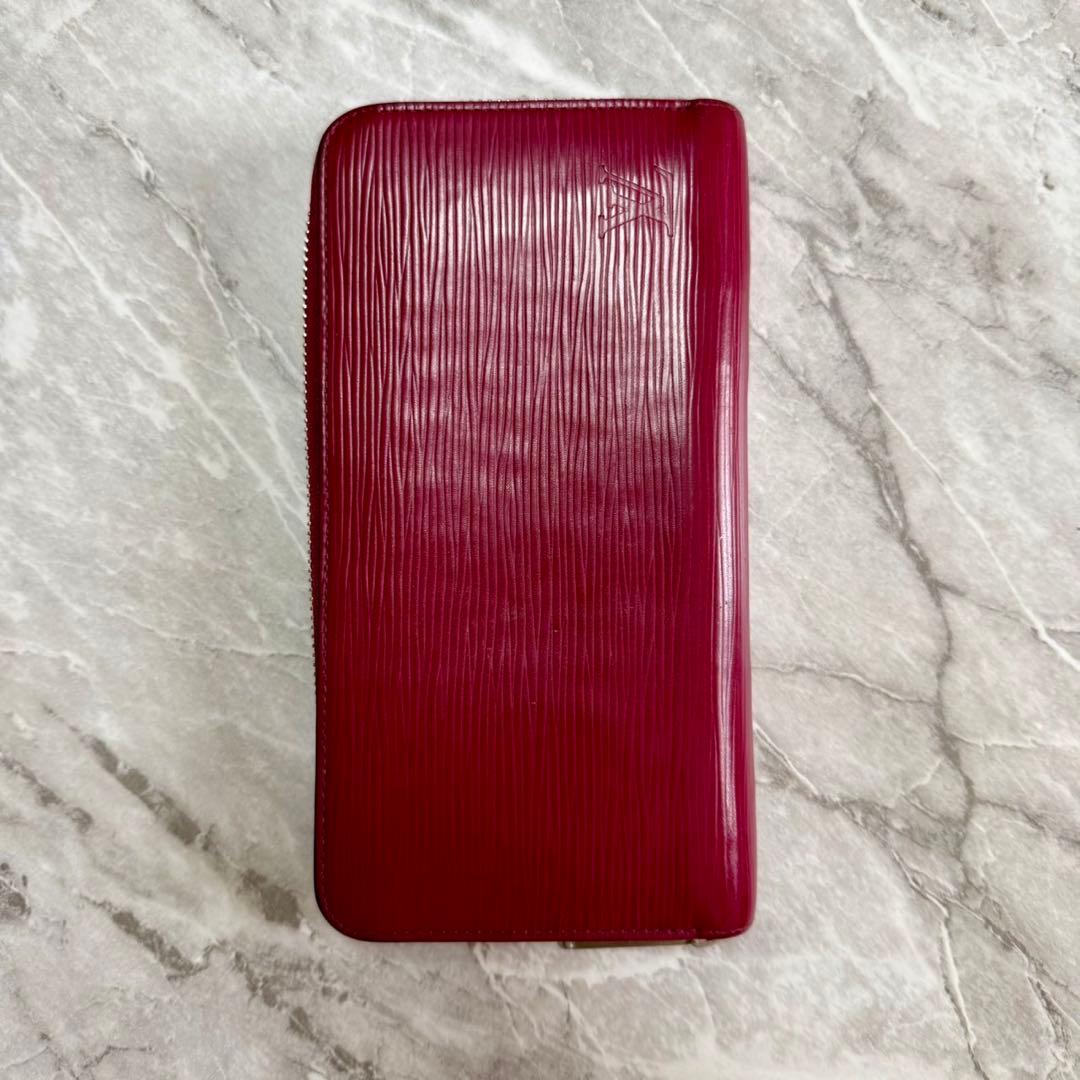 【ゆこ様】ルイヴィトン エピ ラウンドファスナー 長財布 フーシャ ピンク