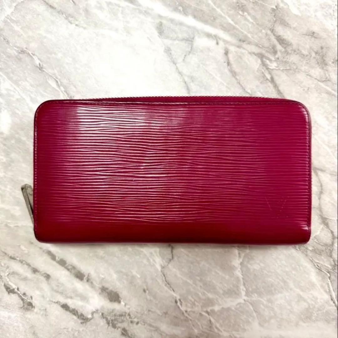 【ゆこ様】ルイヴィトン エピ ラウンドファスナー 長財布 フーシャ ピンク