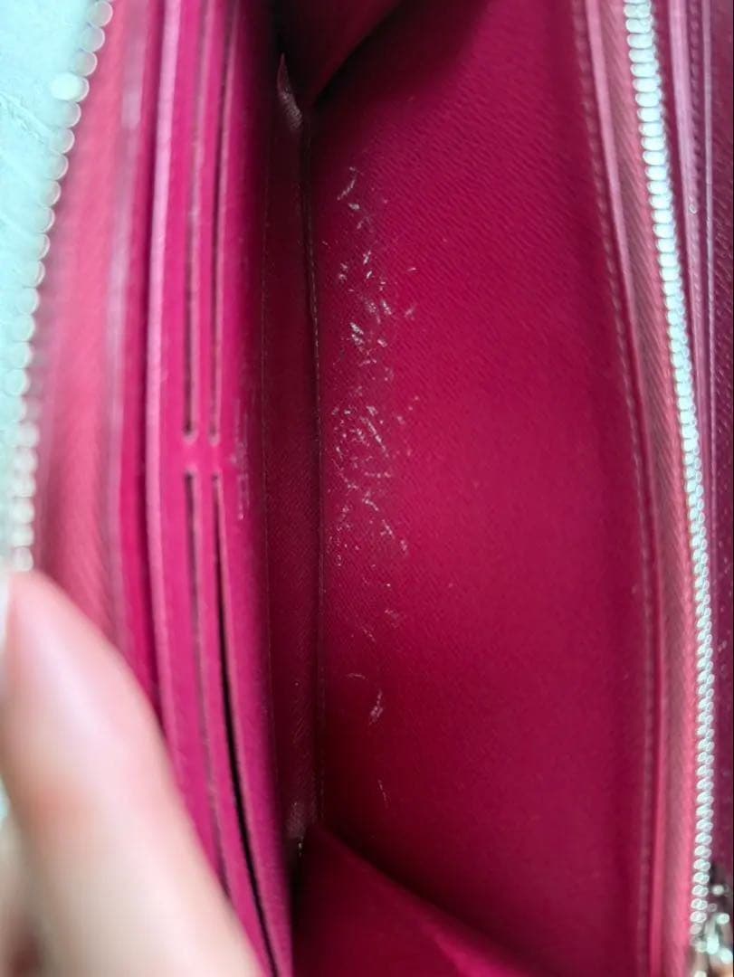 【ゆこ様】ルイヴィトン エピ ラウンドファスナー 長財布 フーシャ ピンク