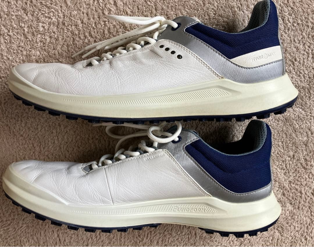 ECCO CORE レザーゴルフシューズ スパイクレス EU43