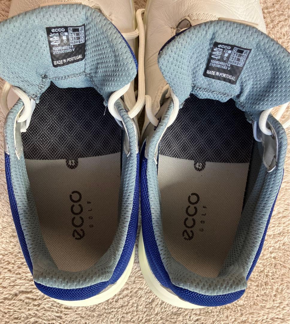 ECCO CORE レザーゴルフシューズ スパイクレス EU43