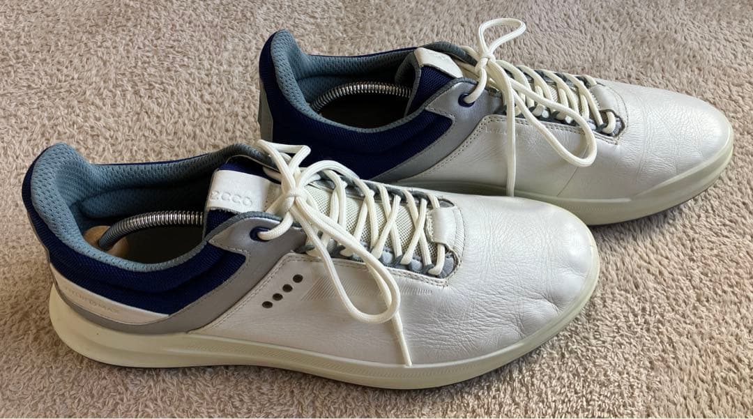 ECCO CORE レザーゴルフシューズ スパイクレス EU43