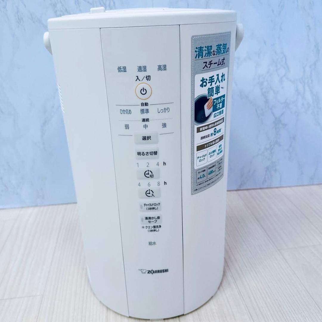 象印 EE-DD50-WA スチーム式加湿器 4.0L ホワイト