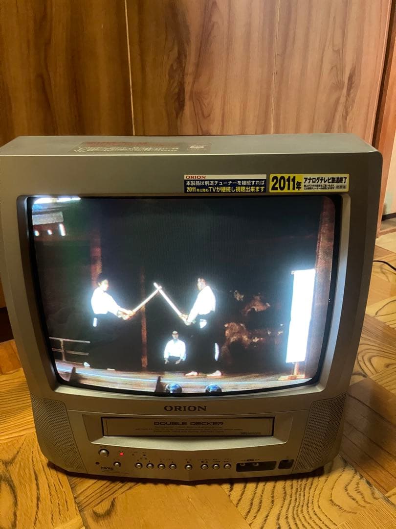 動作確認済　ORION 14VR6R ビデオ付14型カラーテレビ テレビデオ