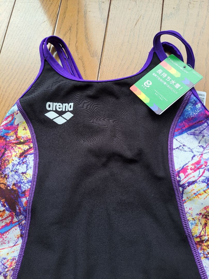 arena スポーツ用水着 黒・紫・カラフル