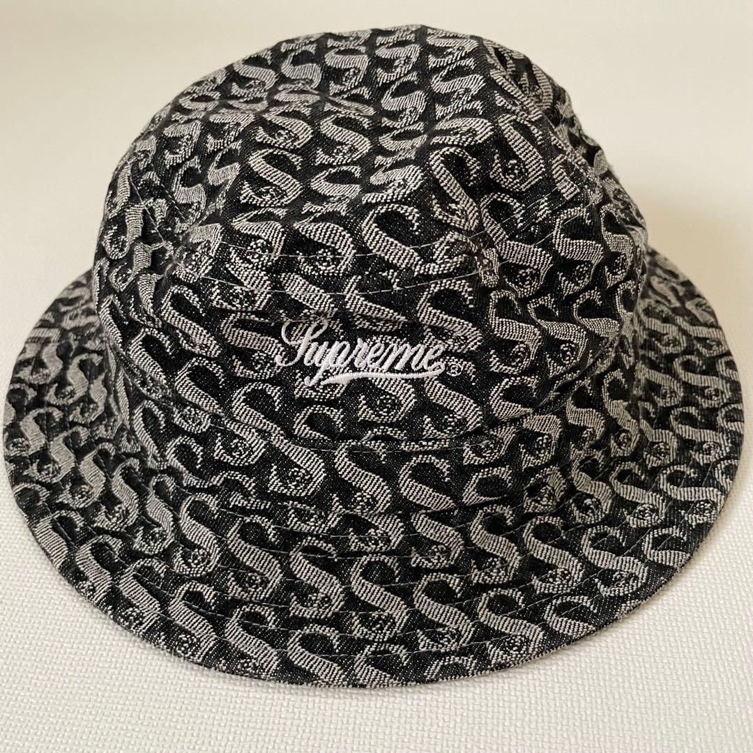 Supreme バケットハット　M/L モノグラム　ロゴ　バケハ