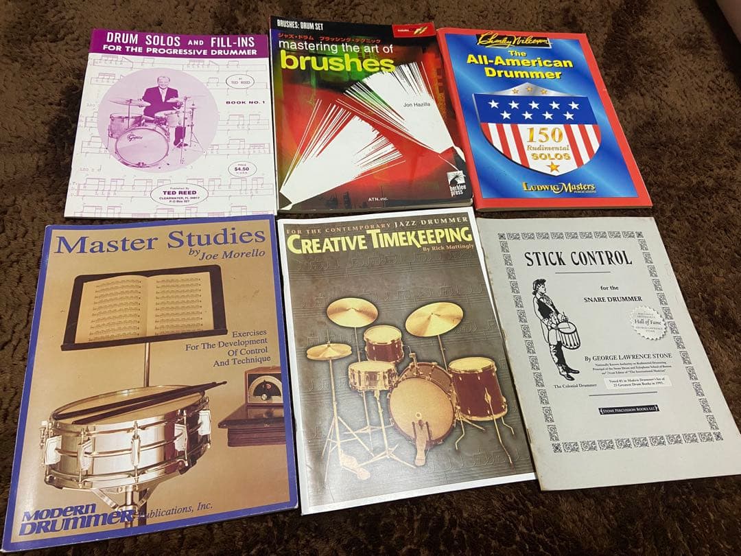 ドラム関連教則本15冊まとめ売り