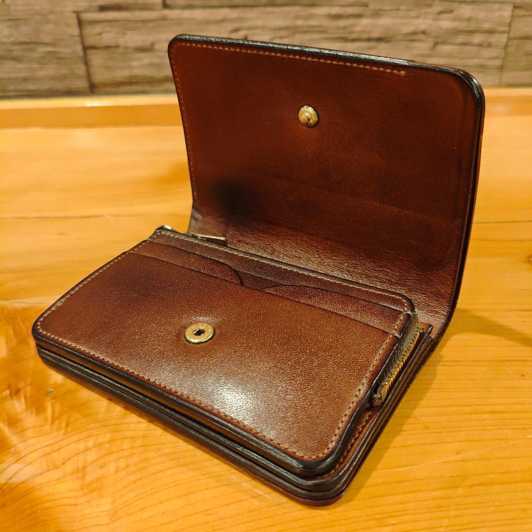 forme short wallet コードバン
