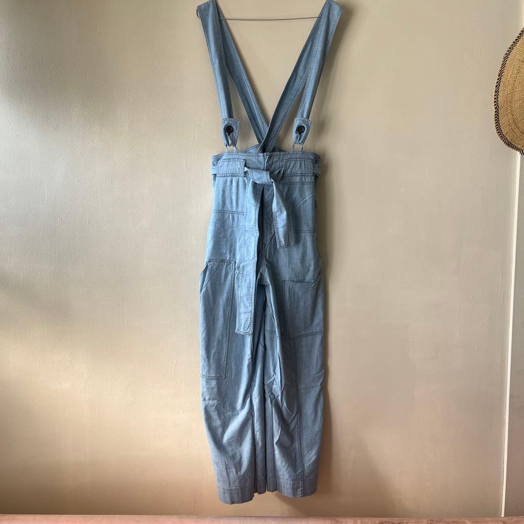 ISABEL MARANT ETOILEライトブルー サロペット デニム風