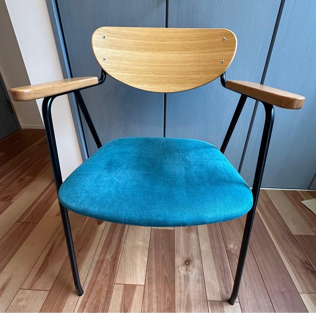 専用★美品★ IDEE DJANGO ARM CHAIR ブルー イス 椅子