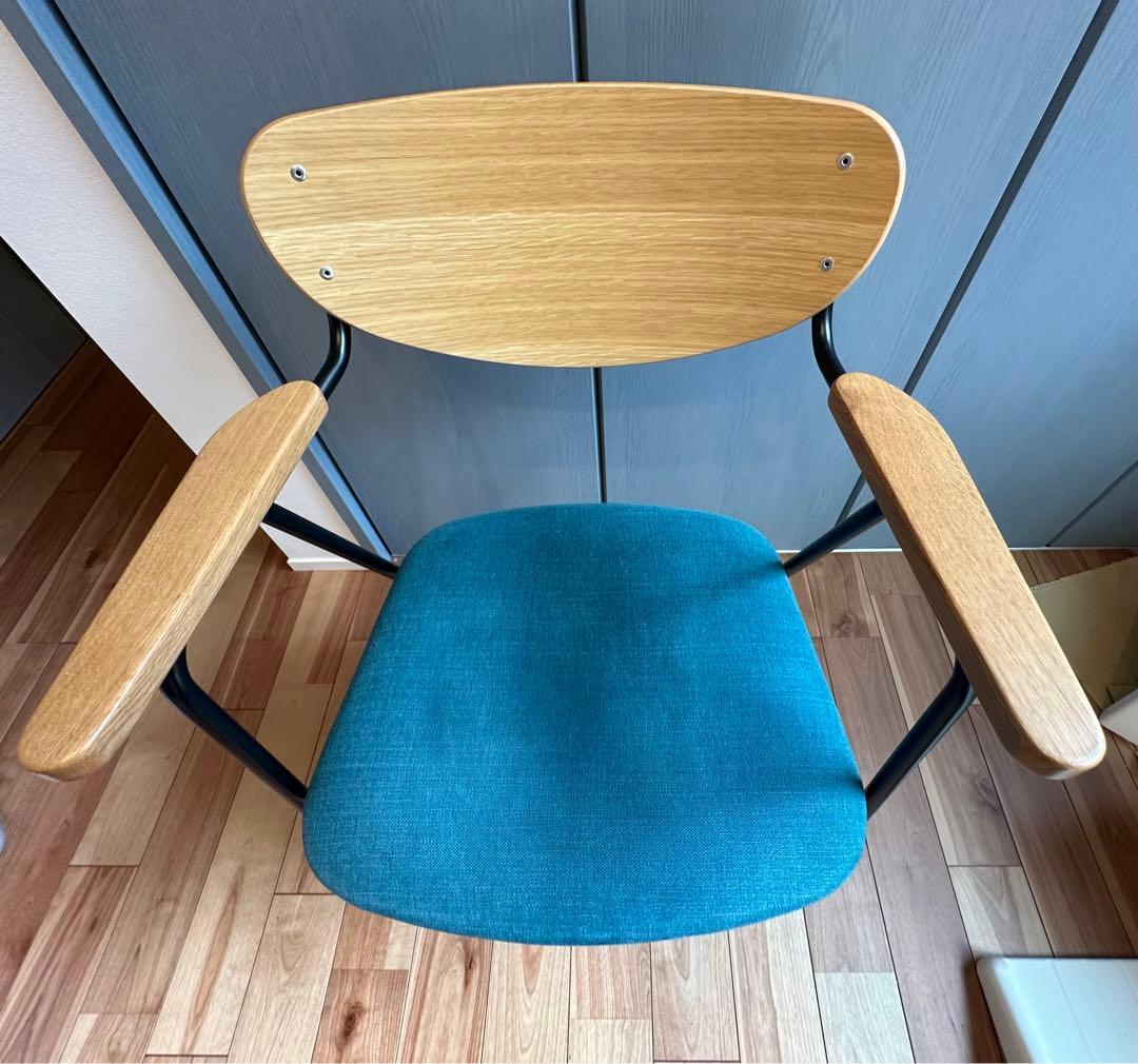専用★美品★ IDEE DJANGO ARM CHAIR ブルー イス 椅子