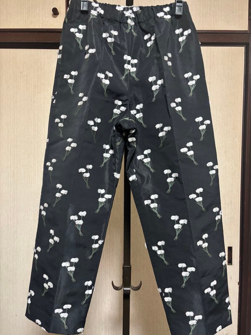 LOEFF ロエフ　ワタスゲ ジャカードクロップドパンツ