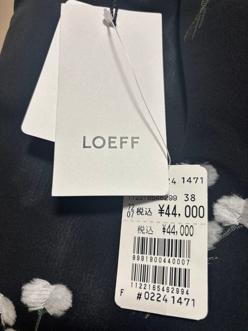 LOEFF ロエフ　ワタスゲ ジャカードクロップドパンツ