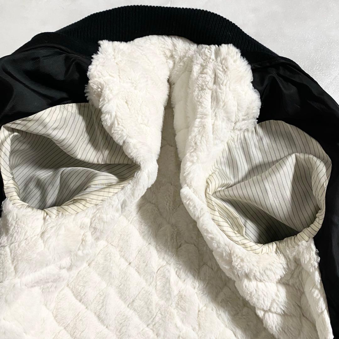 B17920 極美品 ザリラクス LONG STADIUM JUMPER 黒36