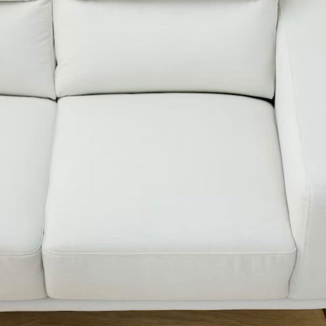 ニトリ 片肘カウチソファ 布張り 美品・使用感少なめ