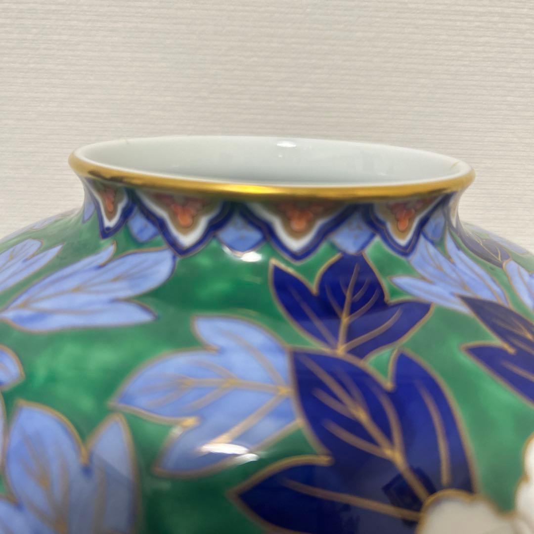 お値下げ　深川製磁　花瓶　有田焼　宮内庁御用達　希少　牡丹　壺　お正月