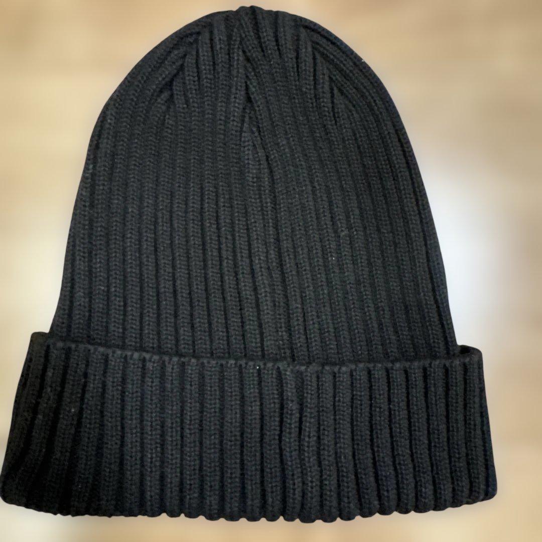 Supreme Overdyed Beanie black ニット帽 美品❗️