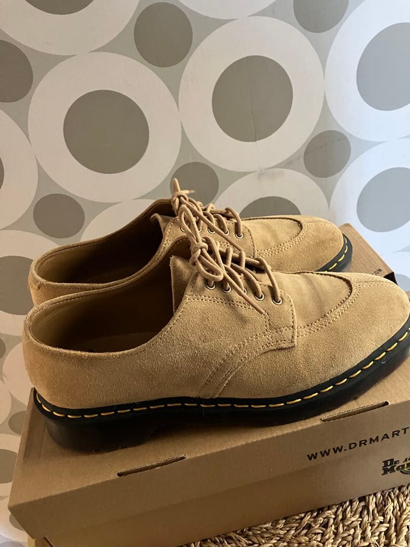 ドクターマーチン 5ホール スェード US9 日本サイズ27 2046 SAND