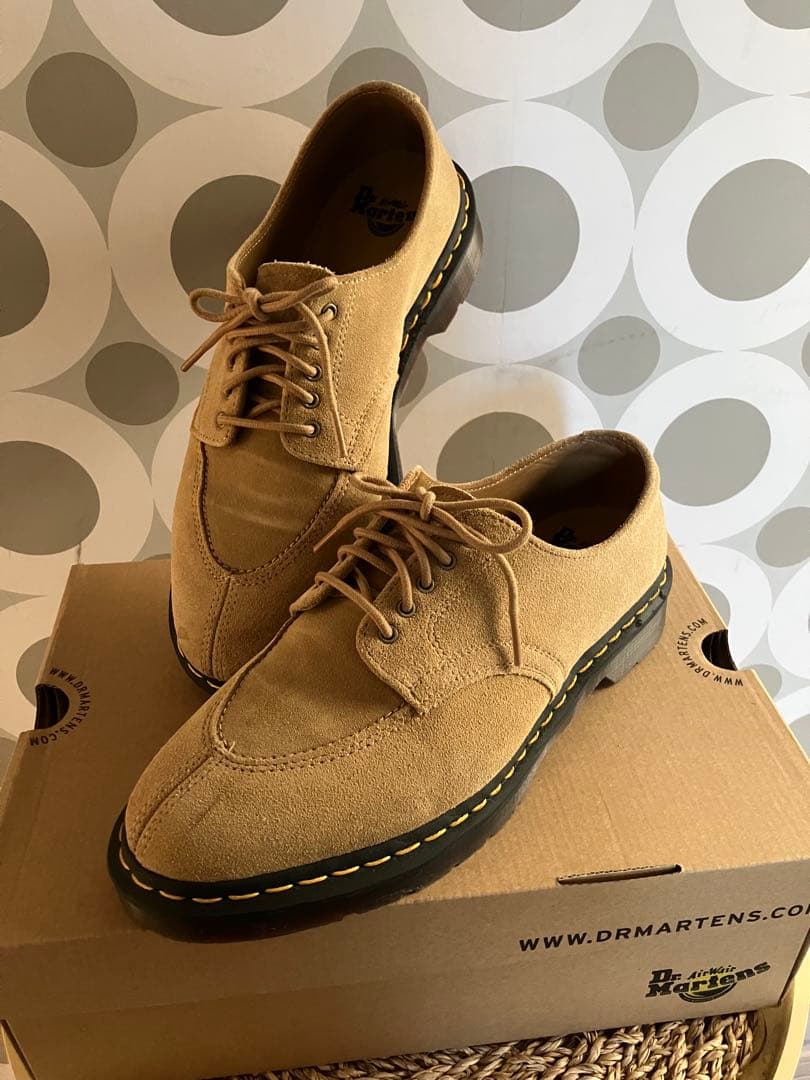 ドクターマーチン 5ホール スェード US9 日本サイズ27 2046 SAND