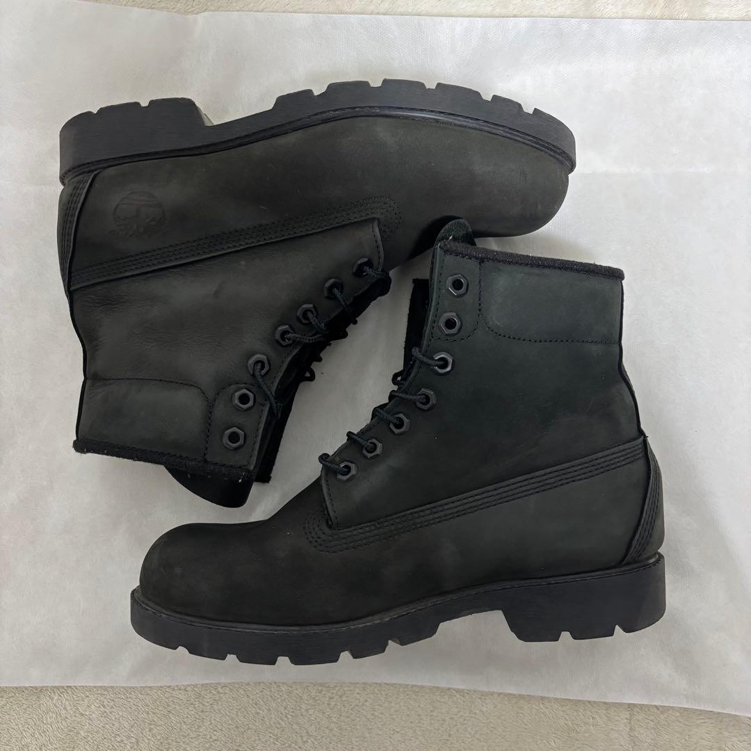 ティンバーランド 10042 6インチブーツ 黒 ブラック ヌバック 7.5M