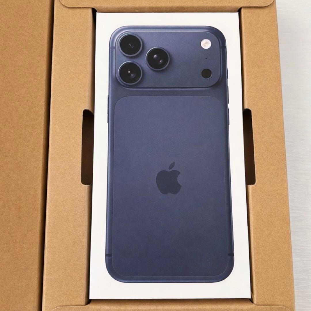 【未使用未開封】iPhone17promax256ディープブルー