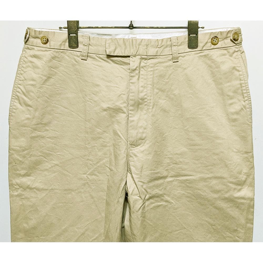 BEAMS PLUS コットンツイルアイビートラウザーズ アンクルチノパンツXL