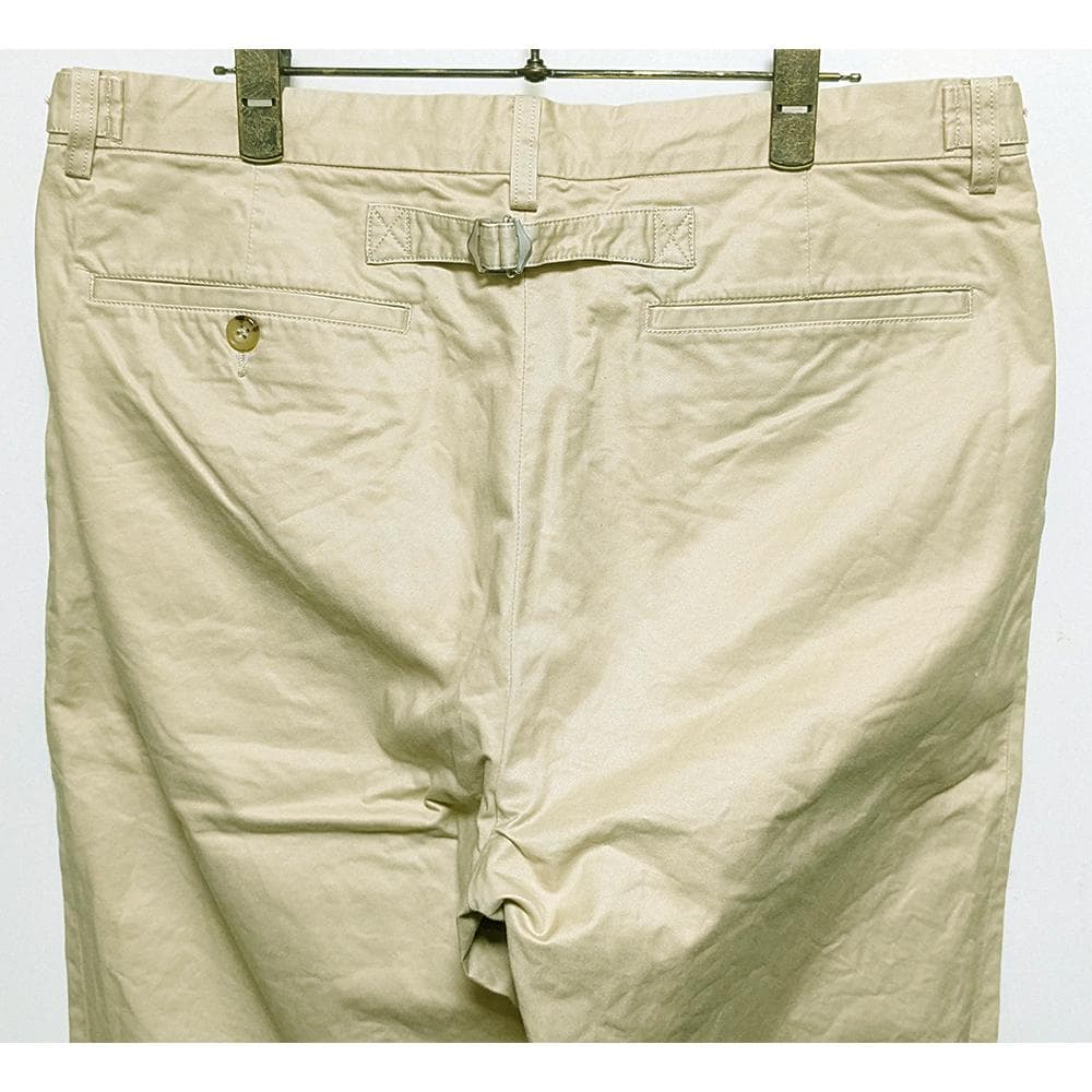 BEAMS PLUS コットンツイルアイビートラウザーズ アンクルチノパンツXL