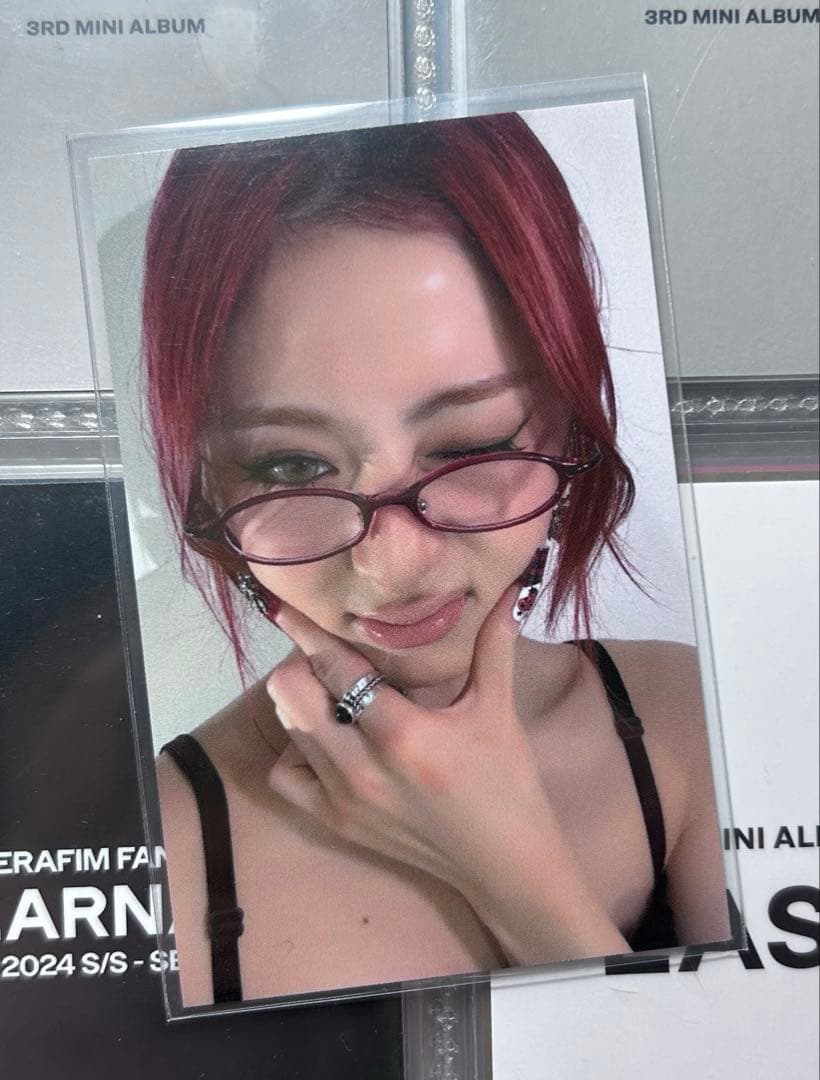 LESSERAFIM ルセラフィム　CRAZY ユンジン サノク　トレカ