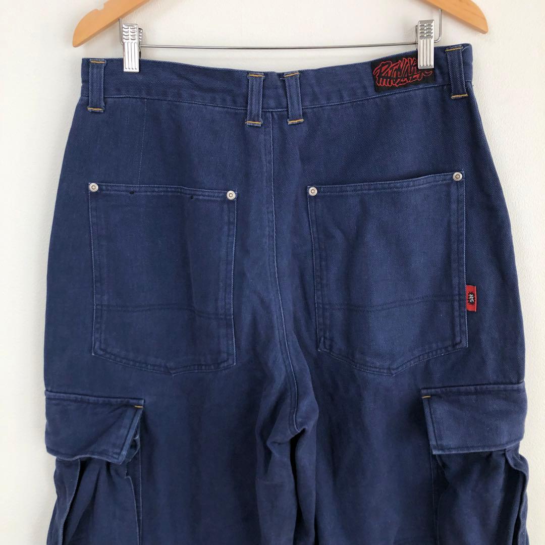 希少 90s 00s RATONLAVEUR ダブルニーバギーカーゴパンツ L