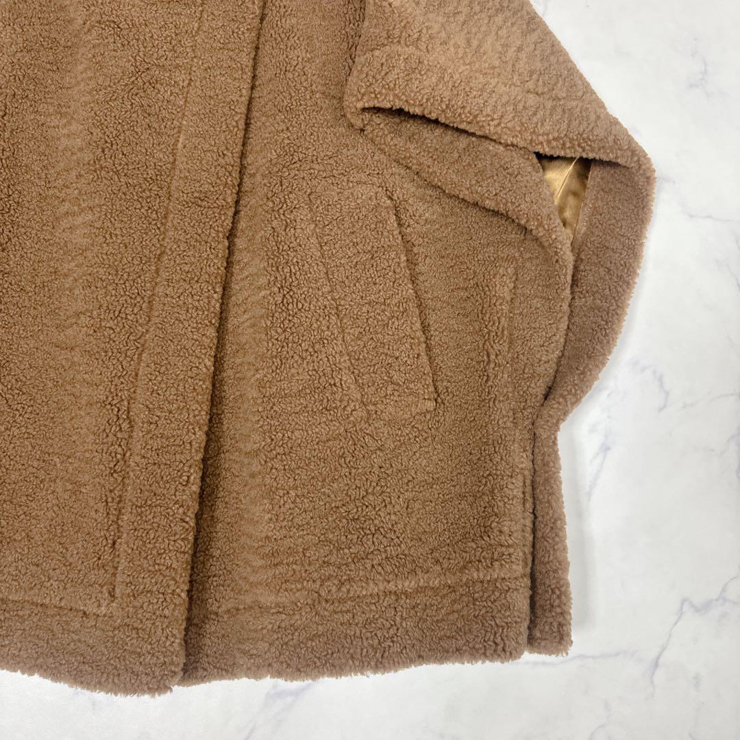 ✨美品✨PASSIONEパシオーネ ボアショートポンチョコート