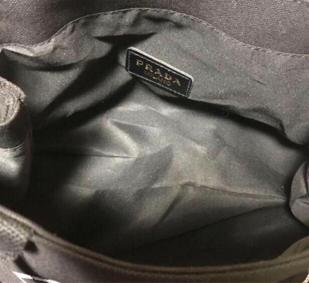 新品⭐︎PRADAプラダ ノベルティ　ブラックキャンパスショルダーバッグ