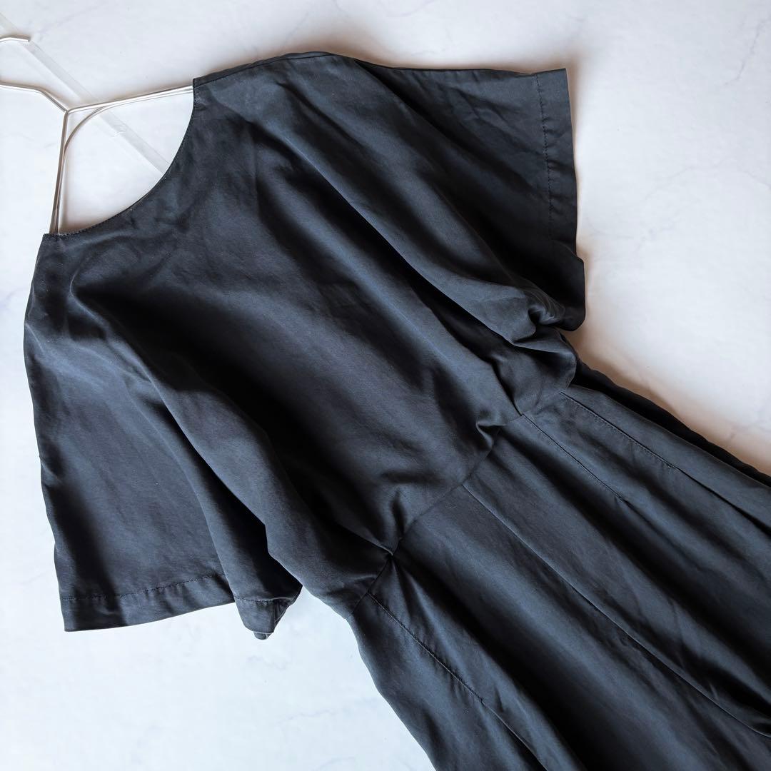 美品✨Ballsey セルロースツイル オールインワン チャコールグレー 36