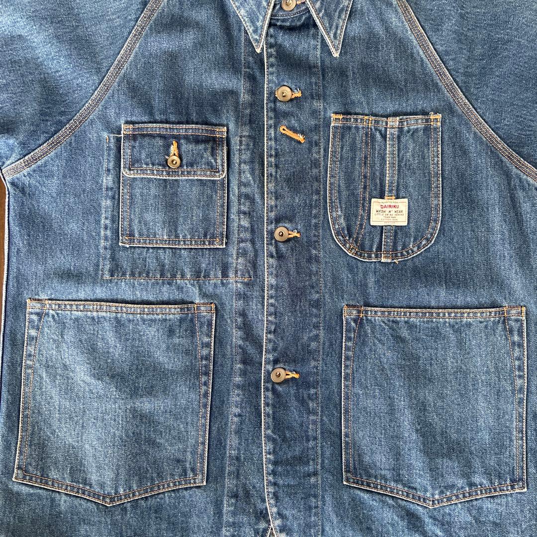 DAIRIKU WASH N WEAR カバーオール denim jacket