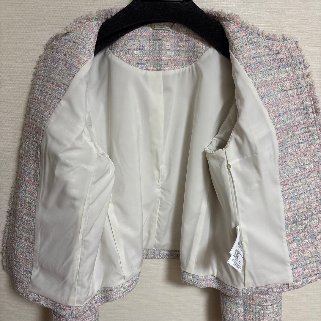 美品♡お値下げ中　セルフォード　ツイードジャケット　MIX 36 celford