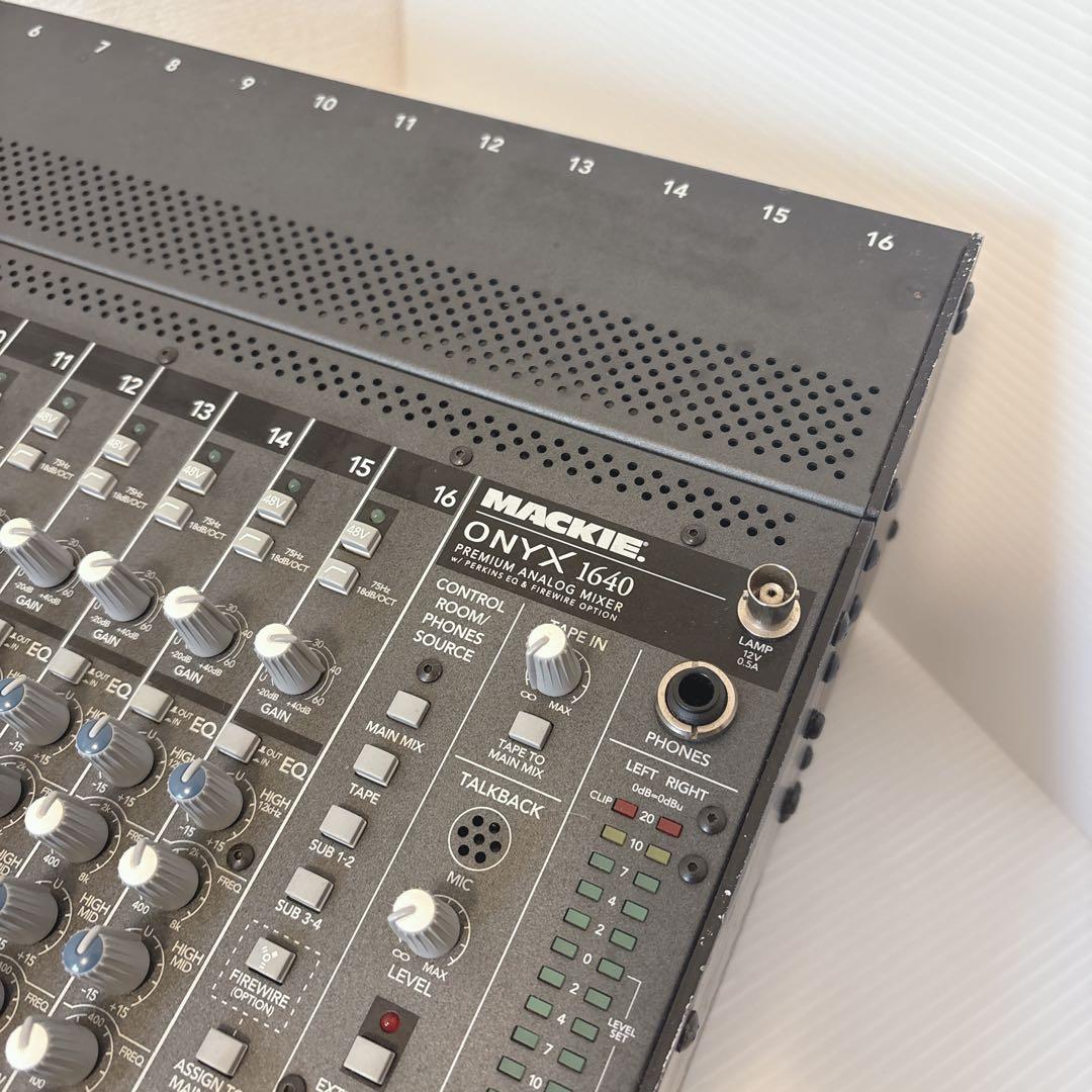 【希少】 MACKIE アナログミキサー ONYX 1640 16チャンネル