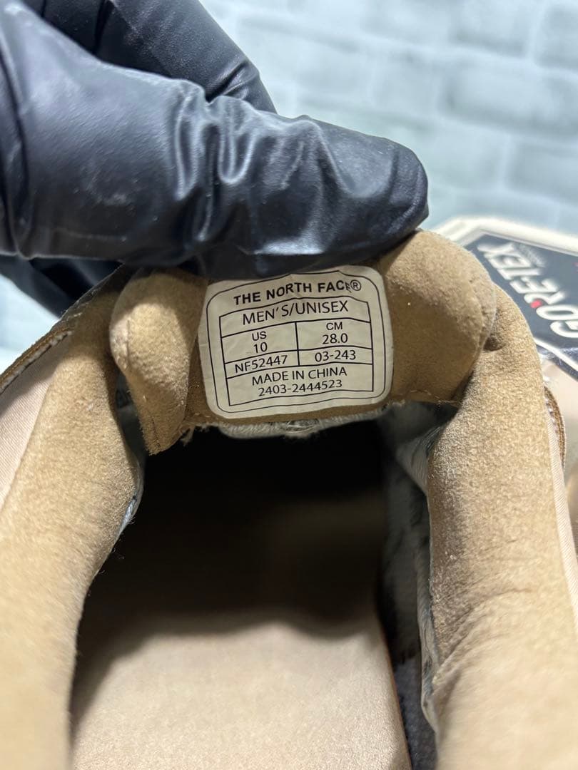 未使用　NORTHFACE ホーンド ジップ モカシン ゴアテックス